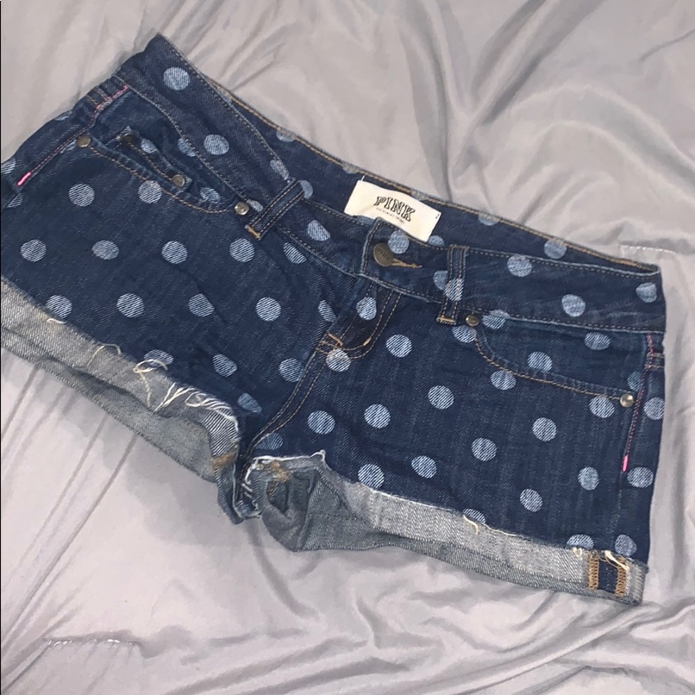 polka dot pink by VS shorts
